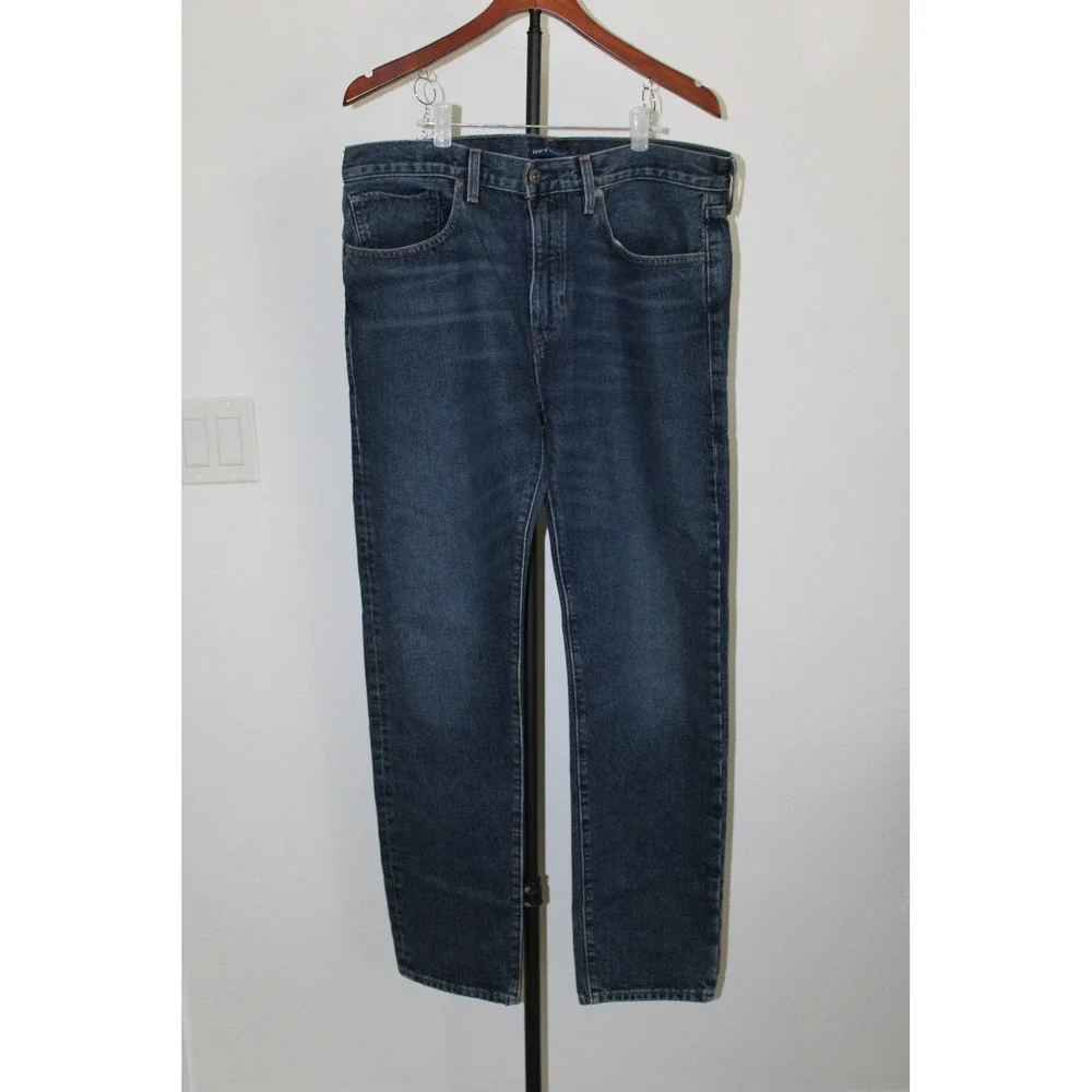 Levi's‎ Blue Label Made & Crafted 502 Taper Jeans Men's 34x32 Dark Indigo